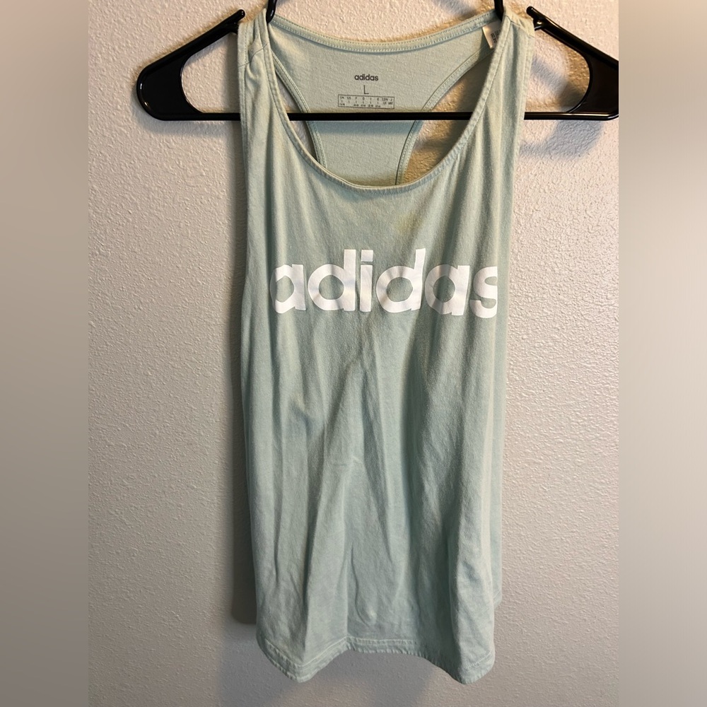 More of a Mint color adidas tank size Large.